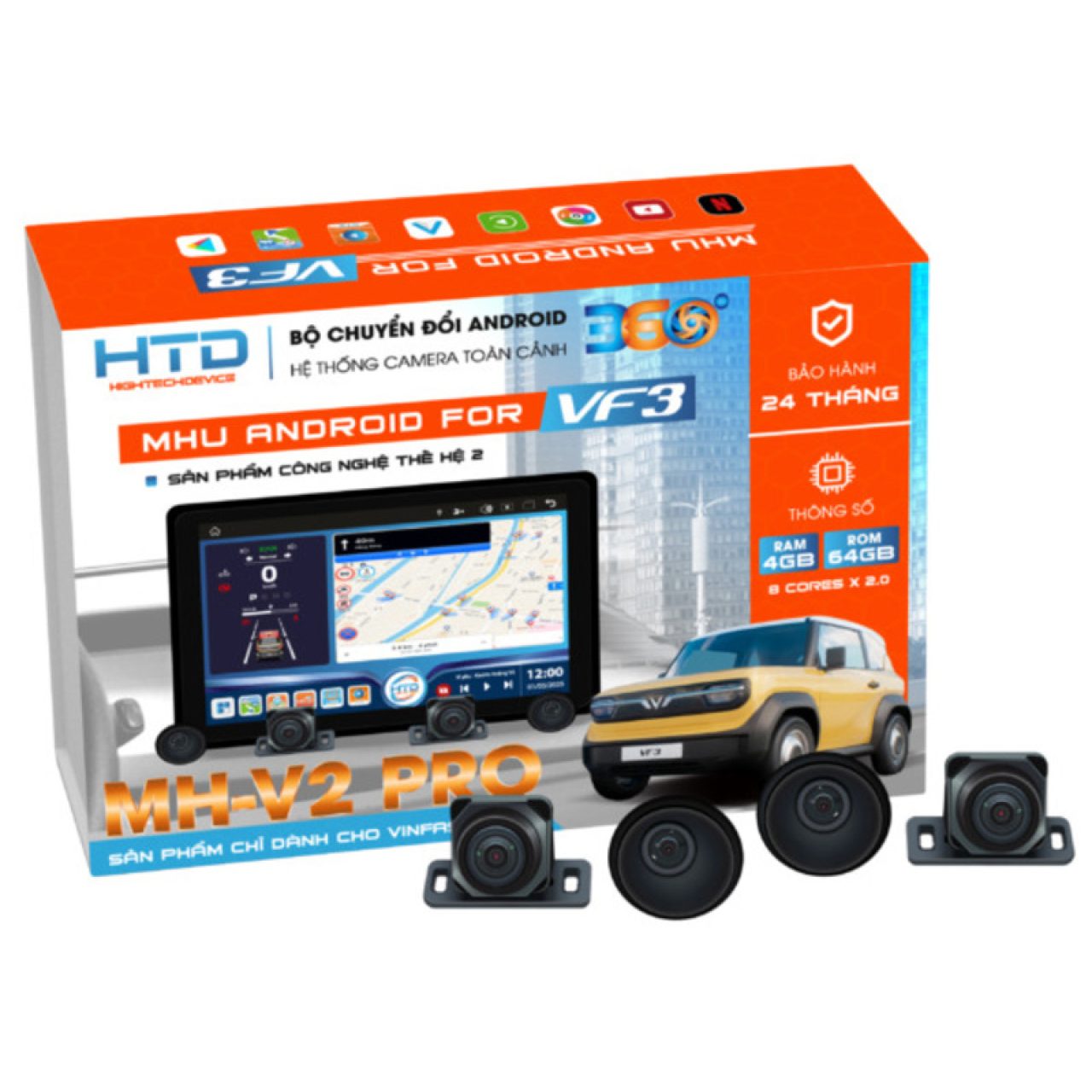 Bộ Chuyển đổi màn hình Android VF3 – MH-V2 PRO - Hình 1